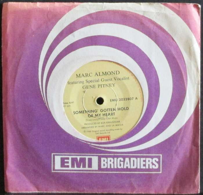 MARC ALMOND - SOMETHING GOTTEN HOLD OF MY HEART / THE FROST COMES TOMORROW  (7 SINGLE/VINYL)