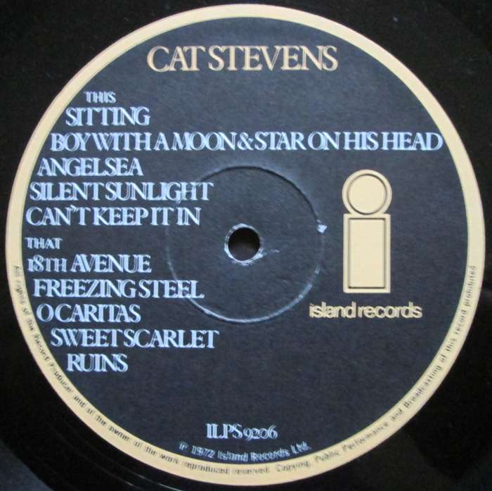 CAT STEVENS - CATCH BULL AT FOUR   (LP/VINYL)