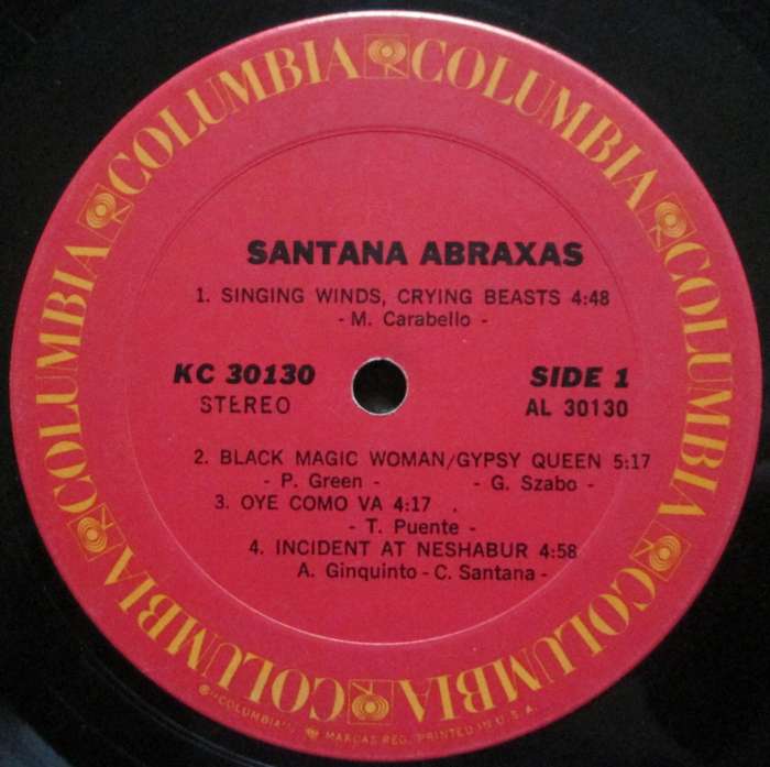 SANTANA - ABRAXAS  (LP/VINYL)