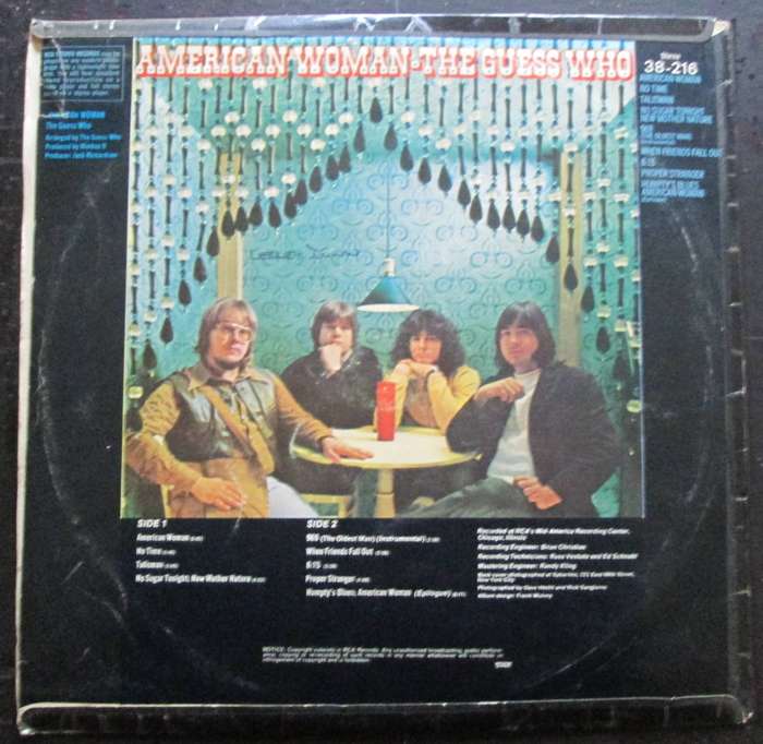 THE GUESS WHO - AMERICAN WOMAN  (LP/VINYL)