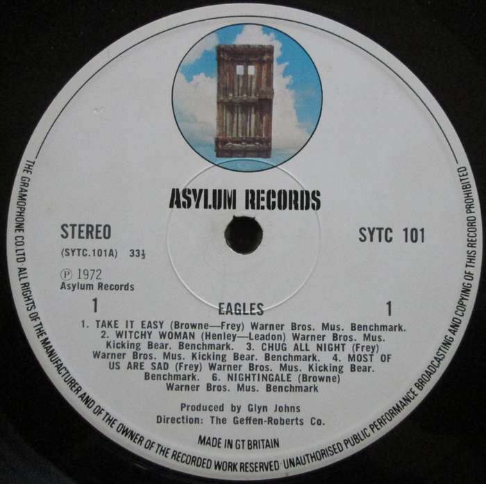 EAGLES - EAGLES   (LP/VINYL)