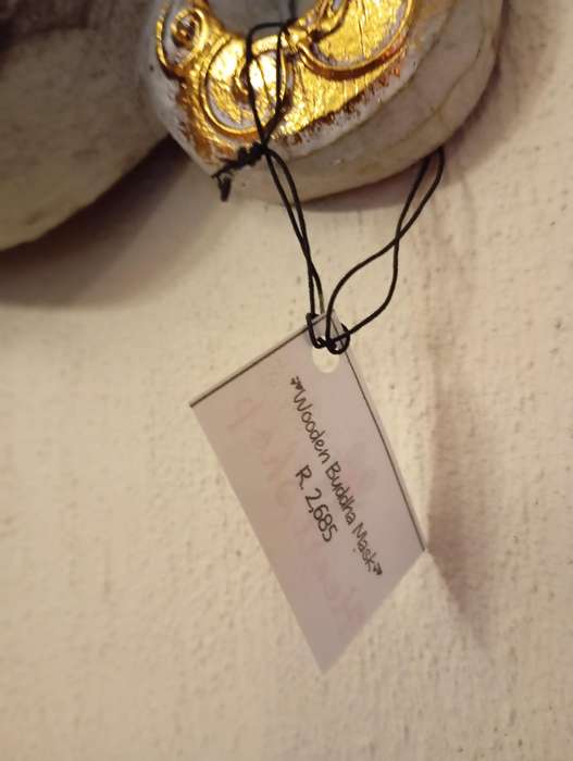 Set of 3 Buddha Masks (Gold painted)