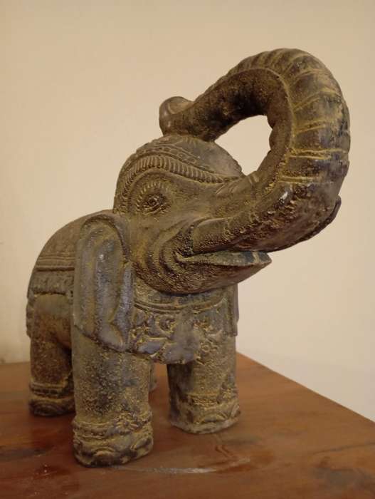 Decorative Jupiter Stone Elephant - 35cm