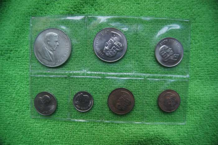 1967 SA Mint Pack - Verwoerd (English) - incl Silver Rand