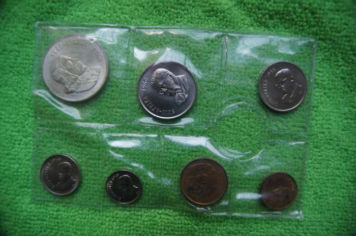 1968 SA Mint Pack - Van Riebeeck (Afrikaans) - incl Silver Rand