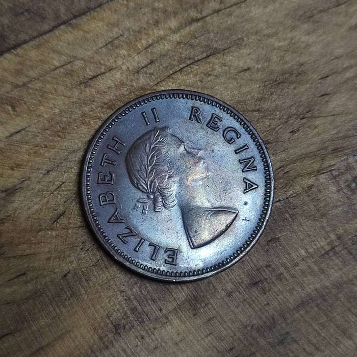 1960 HALFPENNY (HALF PENNY 1/2P) - GREAT TONING