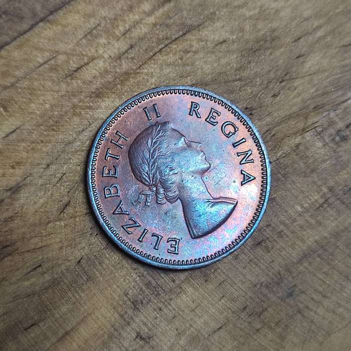 1960 HALFPENNY (HALF PENNY 1/2P) - GREAT TONING