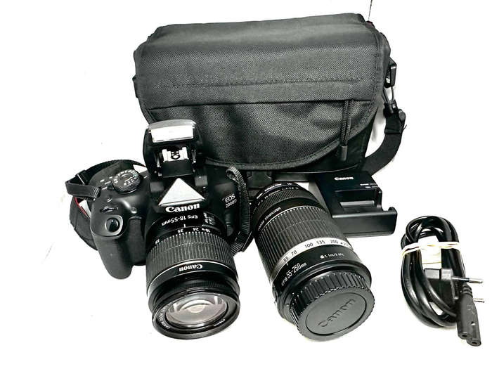 Canon EOS2000D with 2x Lens and accessories