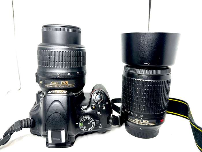 Nikon D5100 with 2x Lens and accessories excellent condition as new Low shutter count 2098
