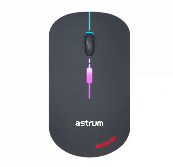 Astrum KW210 Mini Wireless Keyboard and Mouse Combo, RGB Led Lights