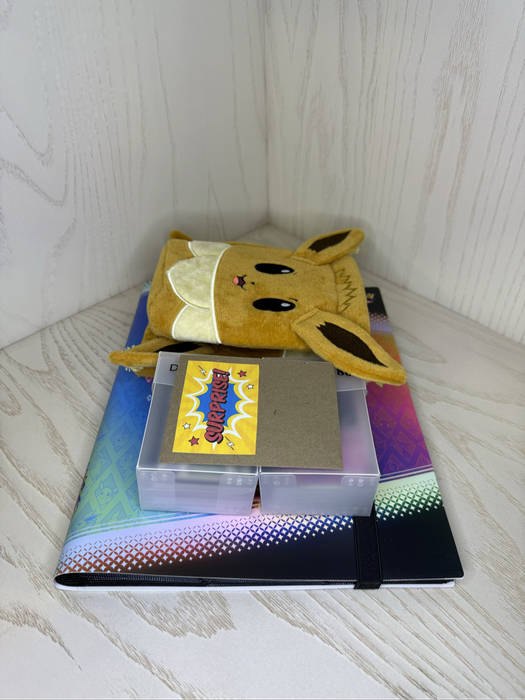  Pokémon Prismatic Evolutions Gift Set / Starter Kit  Binder, Pouches, Cards, Eeveelutions, More!