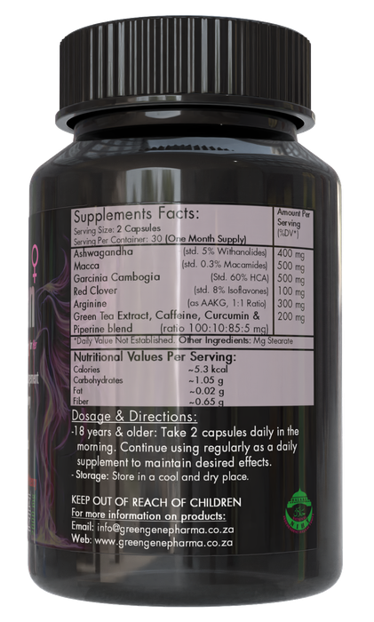 EstroLean - Slimming & Fast Fat Burner for Women (60 Capsules - One Month Supply)