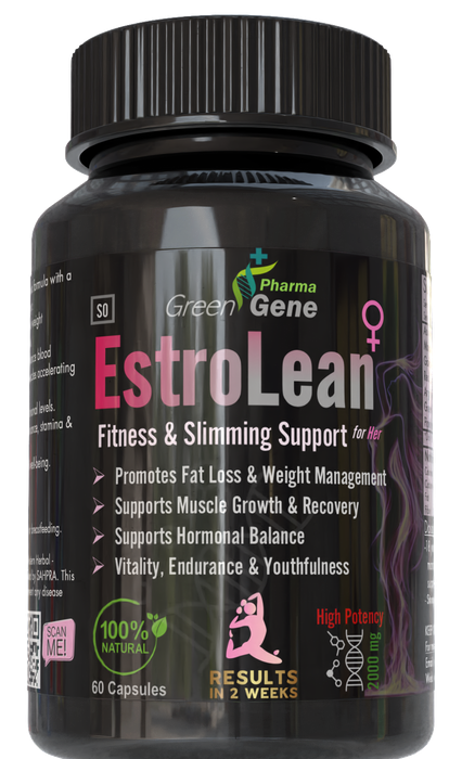 EstroLean - Slimming & Fast Fat Burner for Women (60 Capsules - One Month Supply)