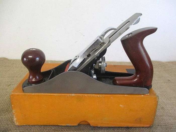 Really Nice Vintage Stanley Bailey No 4 Hand Plane In Original Box   Made In England  MIB