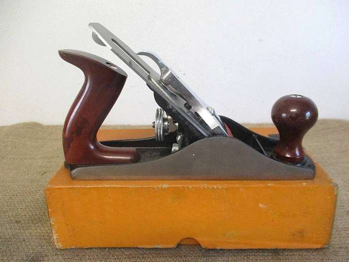 Really Nice Vintage Stanley Bailey No 4 Hand Plane In Original Box   Made In England  MIB