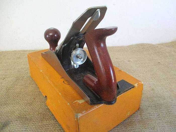 Really Nice Vintage Stanley Bailey No 4 Hand Plane In Original Box   Made In England  MIB