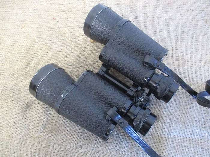 Nice Vintage Zenith Tempest Prismatic Coated 10 X 50mm Field 5' Binocular In Original Shoulder Bag