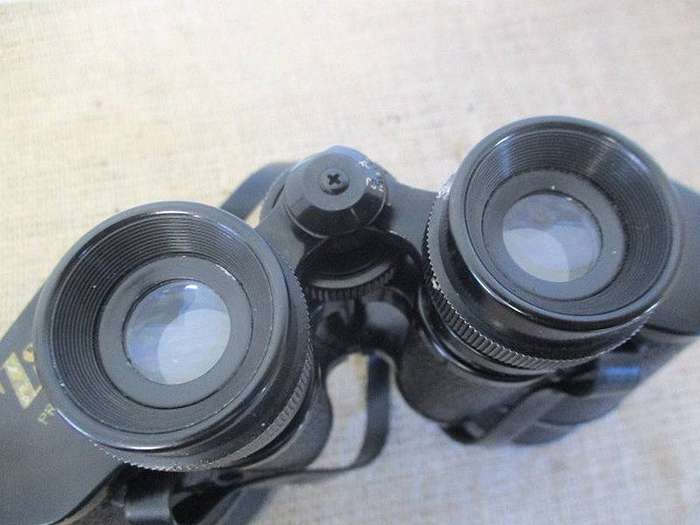 Nice Vintage Zenith Tempest Prismatic Coated 10 X 50mm Field 5' Binocular In Original Shoulder Bag