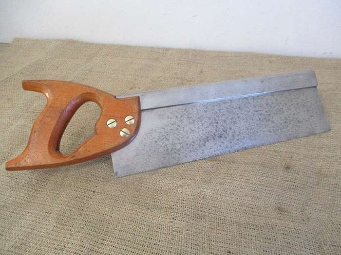An Outstanding Vintage 12 inch Spear & Jackson Back Saw                   Sheffield