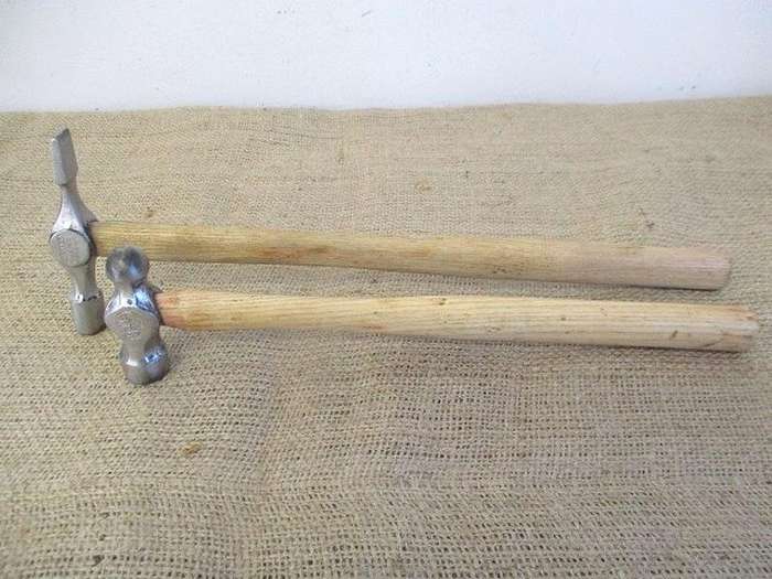 Beautiful Vintage Stanley CP 3 1/2 Pin Hammer And Collectable Vintage Brades 1773 Ball-Peen Hammer.