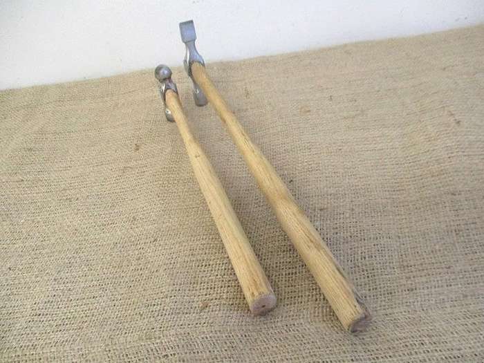 Beautiful Vintage Stanley CP 3 1/2 Pin Hammer And Collectable Vintage Brades 1773 Ball-Peen Hammer.