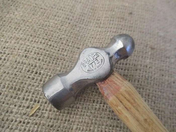 Beautiful Vintage Stanley CP 3 1/2 Pin Hammer And Collectable Vintage Brades 1773 Ball-Peen Hammer.