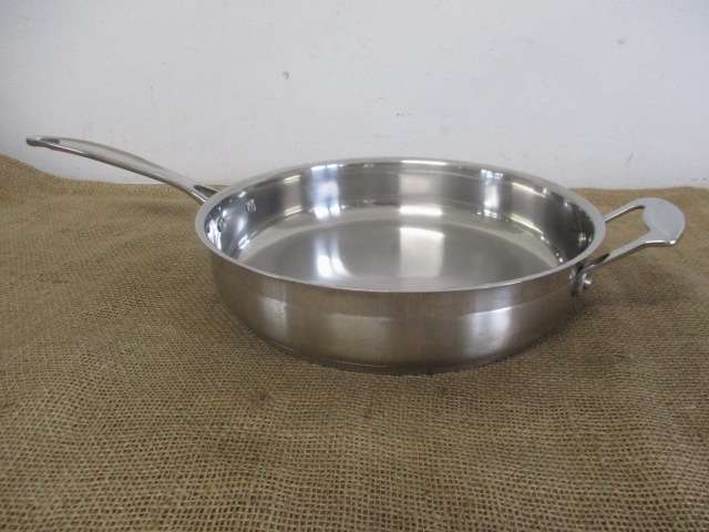 Modish Large Scanpan Impact S-02 18/10 Stainless Steel Frying Pan                  Made In Denmark