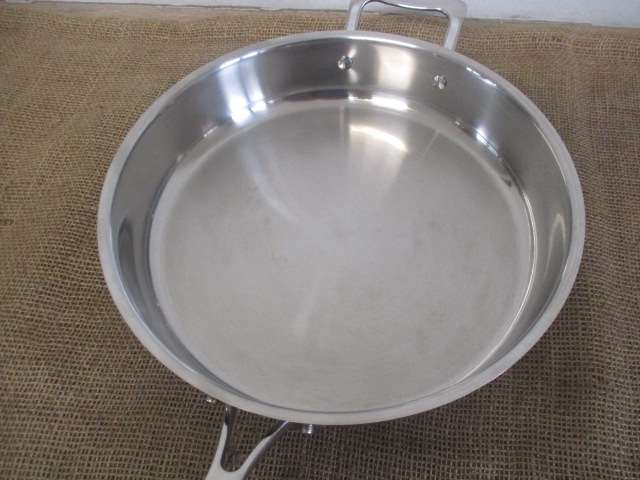Modish Large Scanpan Impact S-02 18/10 Stainless Steel Frying Pan                  Made In Denmark