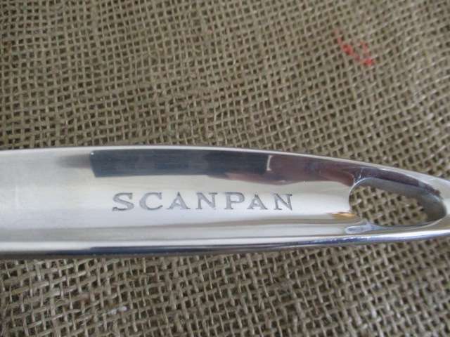 Modish Large Scanpan Impact S-02 18/10 Stainless Steel Frying Pan                  Made In Denmark
