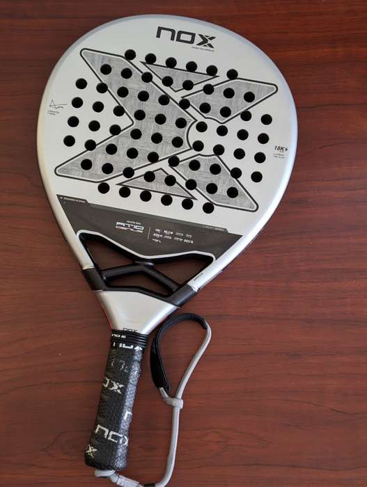 NOX PADEL RACKET AT10 GENIUS 18K 2024 BY AGUSTIN TAPIA