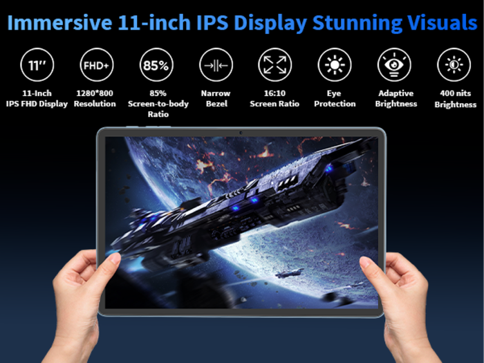 G15 MAX - Smart tablet , Android 15, 8000mAh battery, 32GB RAM, 512GB ROM