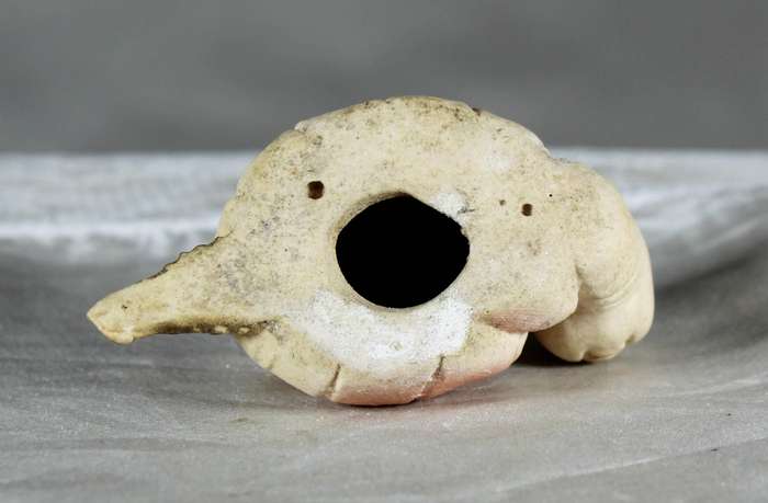 Miniature ceramic snail