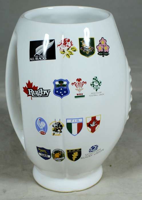 RWC rugby ball tankard