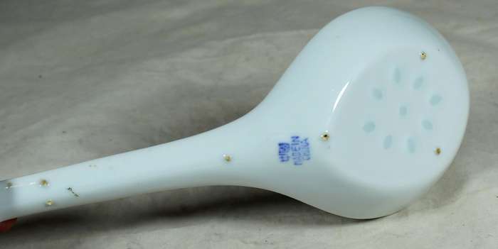 Chinese blue & white serving spoon