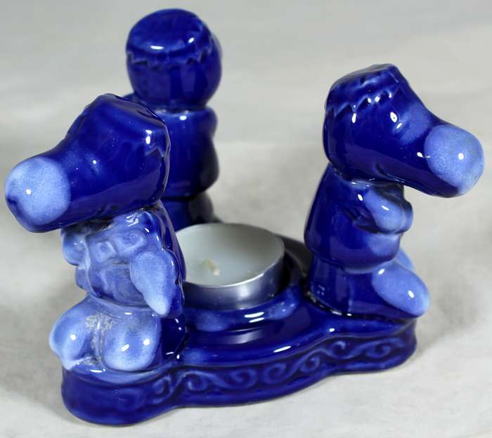 Doggy candle stand - Ceramic