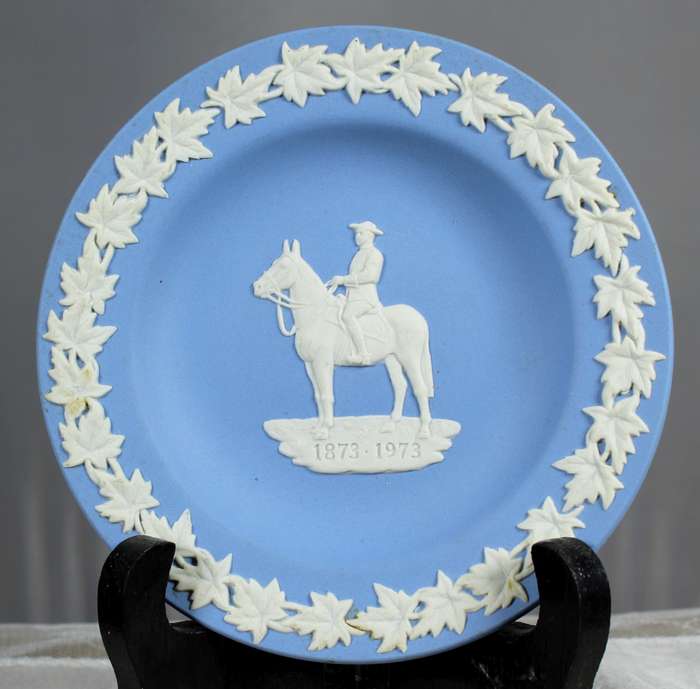 Vintage Wedgewood blue jasper centennial plate