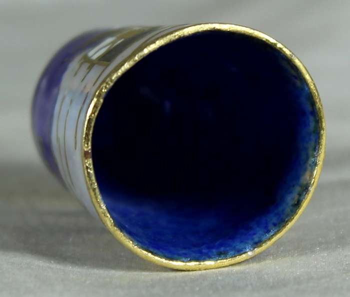 Cloisonne thimble - Torremolinos