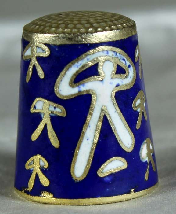 Cloisonne thimble - Mojacar
