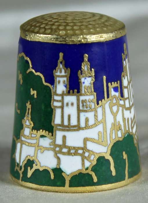 Cloisonne thimble - Benalmadena