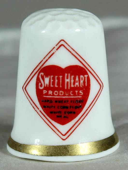 Advertising thimble - Sweet Hearts