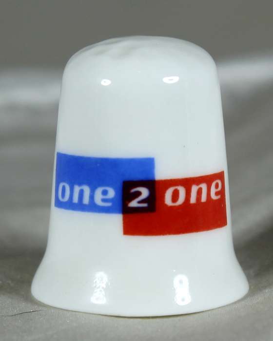 Advertising thimble - One 2 One - Stoke-on-Trent