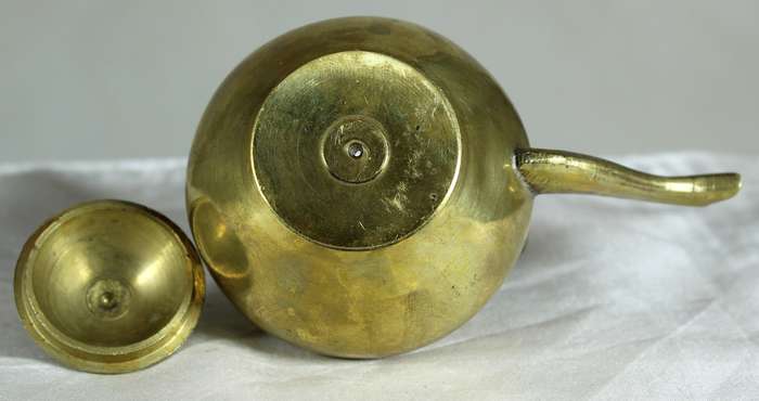 Miniature brass kettle