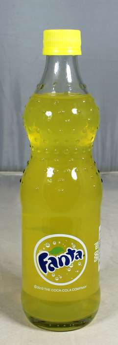 Vintage glass Fanta Pineapple bottle
