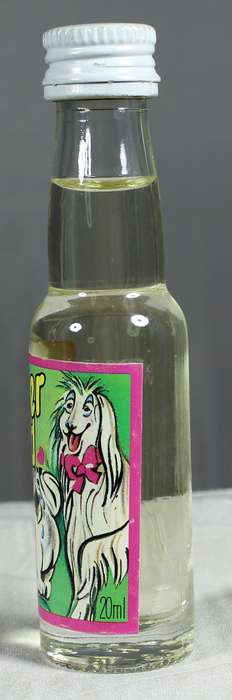 Mini liquor bottle - Dicker Hund