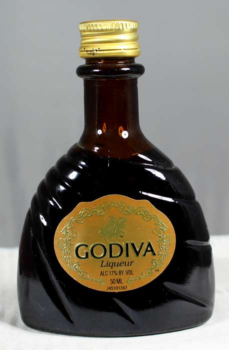 Mini liquor bottle - Godiva liqueur