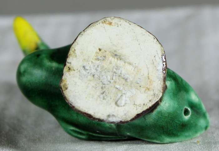 Miniature green duck