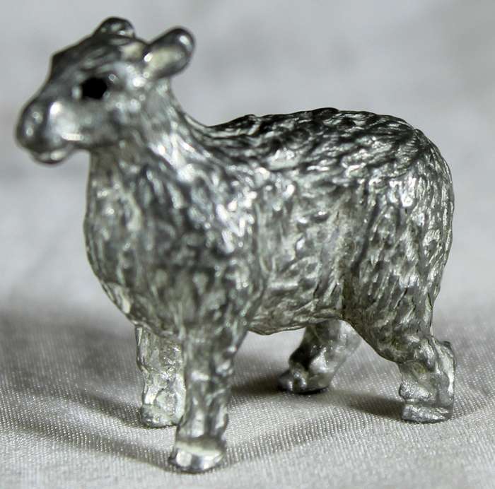 Miniature metal sheep