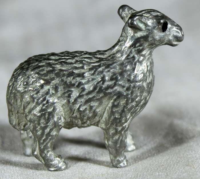 Miniature metal sheep