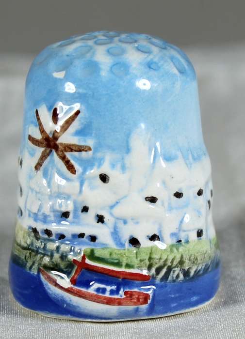 3D ceramic thimble - Menorca
