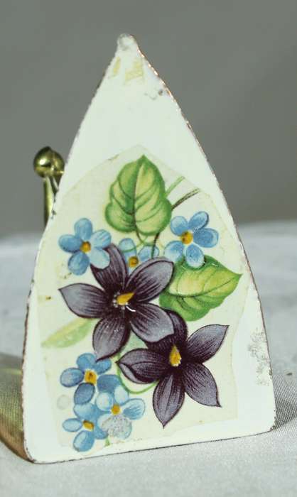 Miniature brass vintage iron